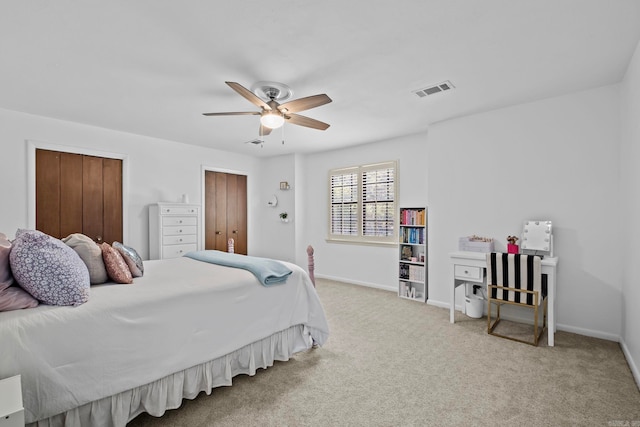 50 Heritage Park Cir, North Little Rock, AR 72116 - carpeted bedroom with baseboards and ceiling fan
