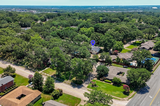 50 Heritage Park Cir, North Little Rock, AR 72116 - aerial perspective of suburban area with a forest