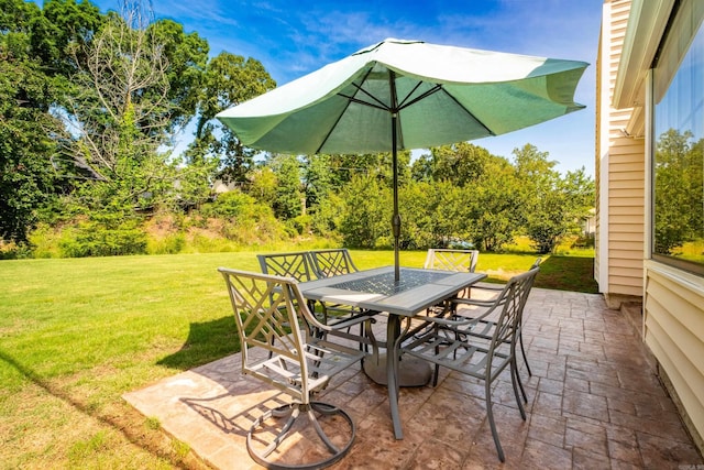 2418 Hickorynut Ct, Little Rock, AR 72211 - view of patio with outdoor dining space
