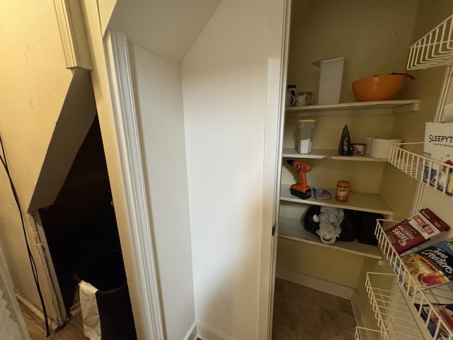 view of pantry