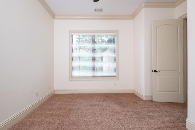 28 Talmont Pl, Little Rock, AR 72223 - carpeted empty room with ornamental molding and baseboards