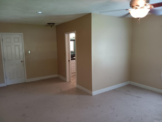 1000 Gum Springs Rd, Searcy, AR 72143 - unfurnished room with light carpet, a ceiling fan, and baseboards