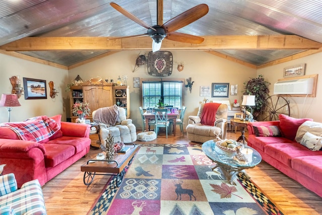 4531 Lee Road 225, Marianna, AR 72360 - living room featuring wood finished floors and a ceiling fan