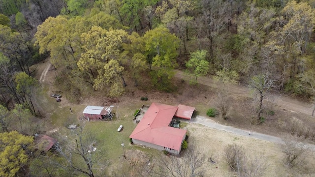 4531 Lee Road 225, Marianna, AR 72360 - aerial overview of property's location featuring a heavily wooded area