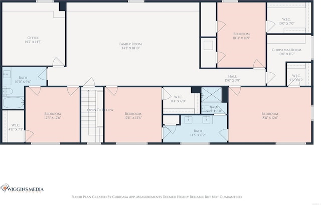 305 W Cross St, Benton, AR 72015 - floor plan / room layout