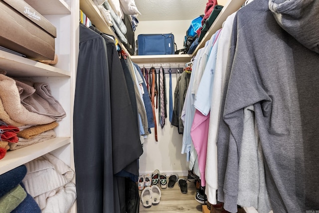 40 High Timber Dr, Maumelle, AR 72113 - walk in closet featuring wood finished floors