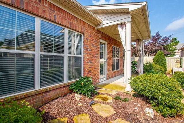 425 Valley Ranch Cir, Little Rock, AR 72223 - view of side of home with brick siding and a patio area
