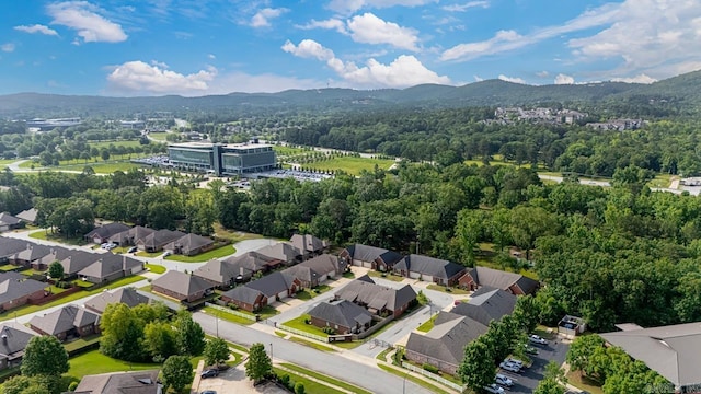 425 Valley Ranch Cir, Little Rock, AR 72223 - aerial view of residential area with mountains