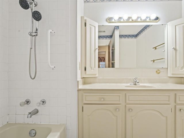 6 Sierra Ln, Hot Springs Village, AR 71909 - bathroom with vanity and shower / bathtub combination
