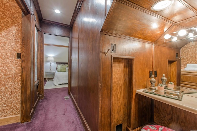 6220 Hopi Dr, North Little Rock, AR 72116 - hall with carpet