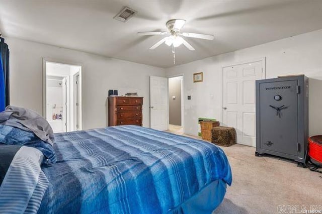 503 Westpine Dr, Hot Springs, AR 71913 - bedroom featuring carpet floors and a ceiling fan