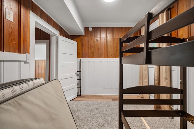 169 Crest St, Hot Springs, AR 71901 - bedroom with wood walls and wood finished floors