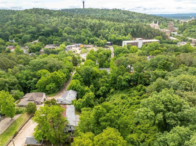 169 Crest St, Hot Springs, AR 71901 - drone / aerial view of a heavily wooded area