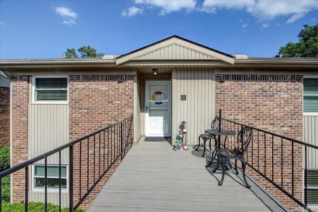 1201 Airport Rd Unit C12, Hot Springs, AR 71913 - doorway to property with brick siding