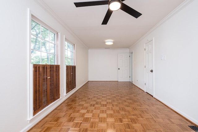 3501 Oakwood Rd Unit 9, Little Rock, AR 72202 - hallway with baseboards and ornamental molding