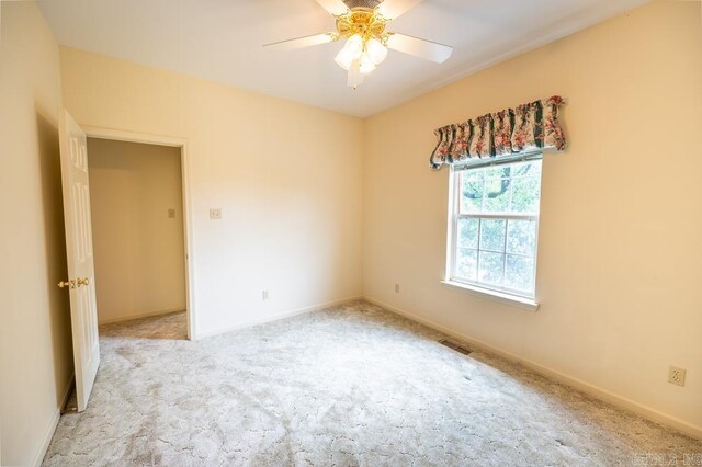 4 Hunter Ct, Little Rock, AR 72211 - carpeted spare room featuring ceiling fan and baseboards