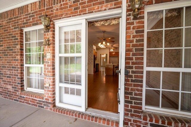 4 Hunter Ct, Little Rock, AR 72211 - view of exterior entry featuring brick siding