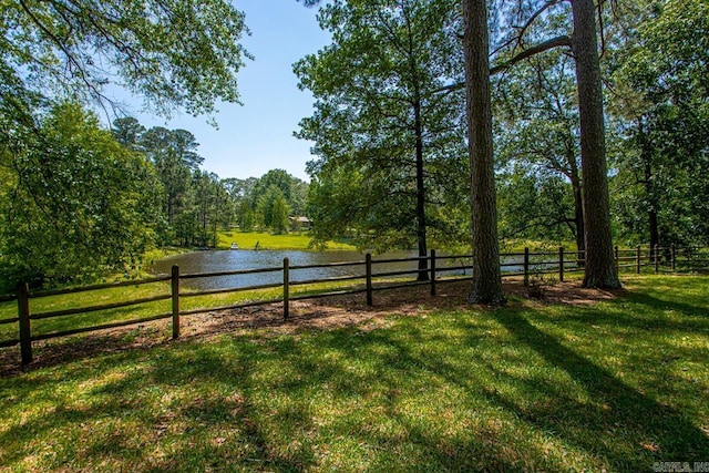 9425 Hogue Rd, Mabelvale, AR 72103 - view of yard with a water view