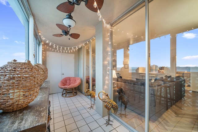 740 Weston Rd Unit 512-C, Hot Springs, AR 71913 - sunroom / solarium featuring ceiling fan