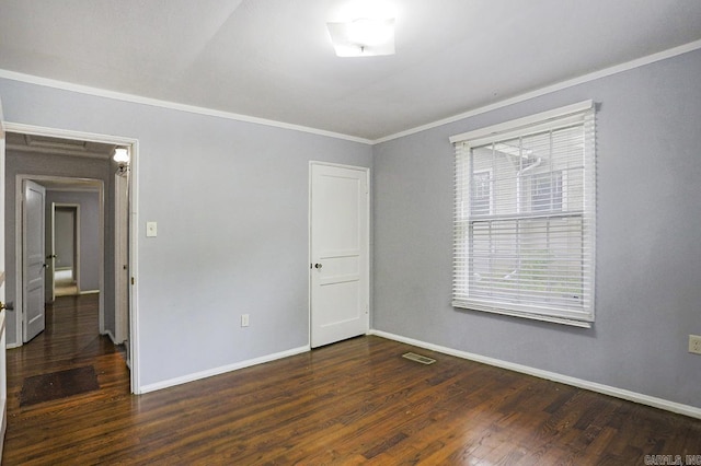 804 N Clarkson Ave, Little Rock, AR 72205 - unfurnished room featuring ornamental molding, baseboards, and wood finished floors