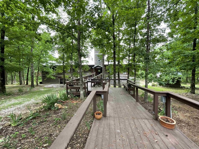 1349 Kahoka Rd, Mountain View, AR 72560 - view of deck