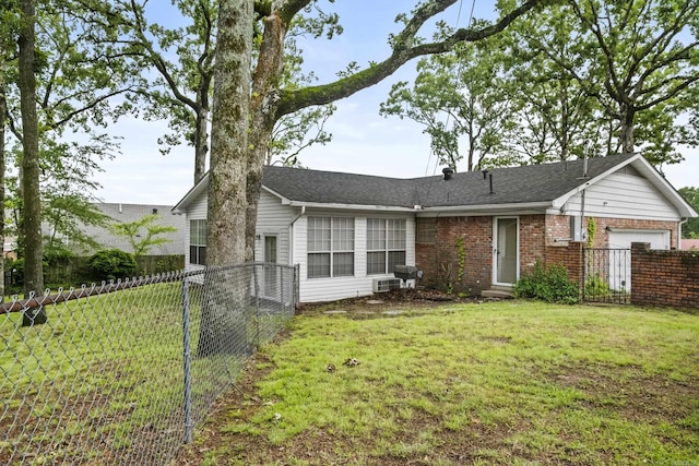 4812 Randolph Rd, North Little Rock, AR 72116 - ranch-style house with a garage, brick siding, and a shingled roof