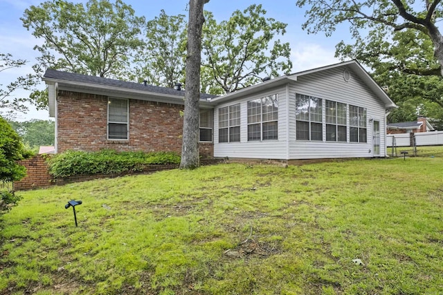 4812 Randolph Rd, North Little Rock, AR 72116 - rear view of property with brick siding