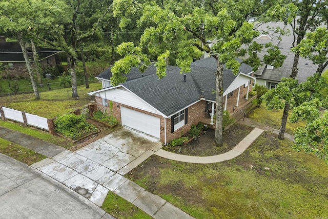 4812 Randolph Rd, North Little Rock, AR 72116 - view from above of property