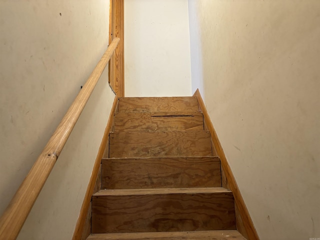 view of stairs