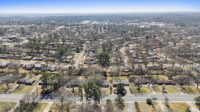 7011 W Markham St, Little Rock, AR 72205 - aerial overview of property's location with nearby suburban area