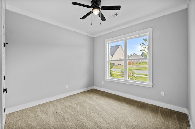 81 Fletcher Ridge Dr, Little Rock, AR 72223 - carpeted spare room featuring baseboards and a ceiling fan