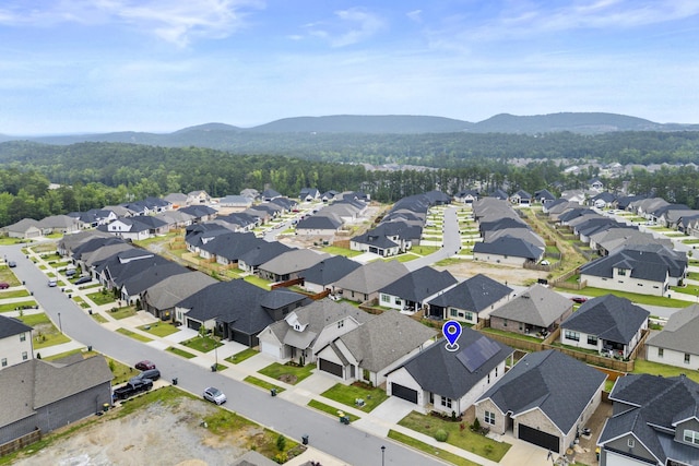 81 Fletcher Ridge Dr, Little Rock, AR 72223 - aerial view of property's location with a mountainous background and nearby suburban area