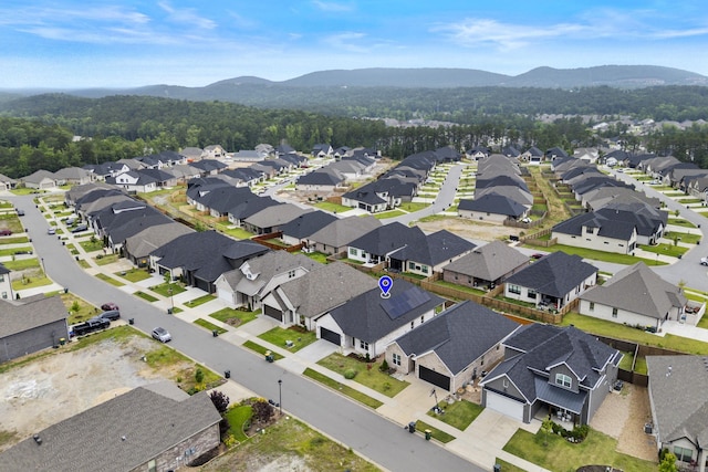 81 Fletcher Ridge Dr, Little Rock, AR 72223 - aerial overview of property's location featuring a mountainous background and nearby suburban area