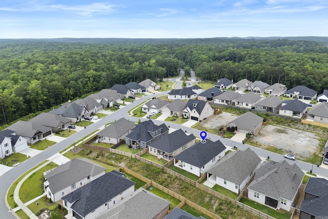 81 Fletcher Ridge Dr, Little Rock, AR 72223 - aerial view of residential area featuring a forest