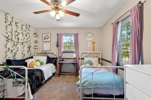 2006 Gunpowder Rd, Little Rock, AR 72227 - bedroom featuring carpet and ceiling fan
