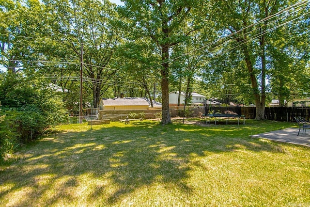 2006 Gunpowder Rd, Little Rock, AR 72227 - view of yard with a trampoline