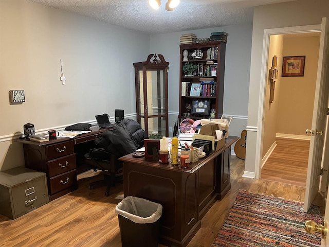 284 Grant 167077, Sheridan, AR 72150 - office with light wood-type flooring and a textured ceiling