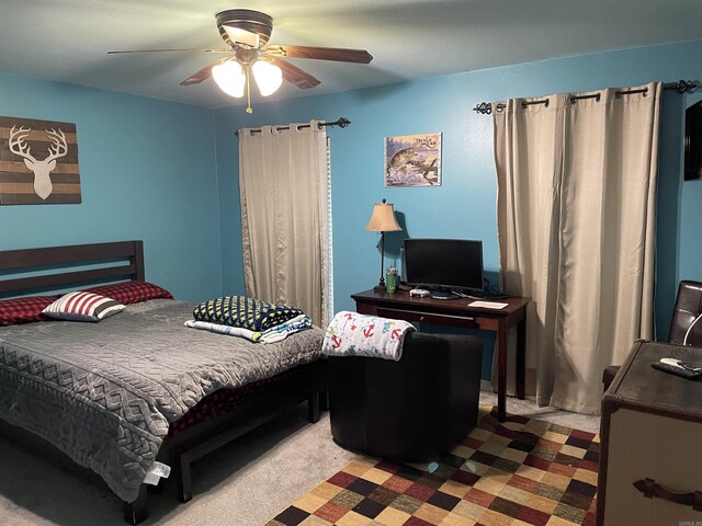 284 Grant 167077, Sheridan, AR 72150 - carpeted bedroom with ceiling fan