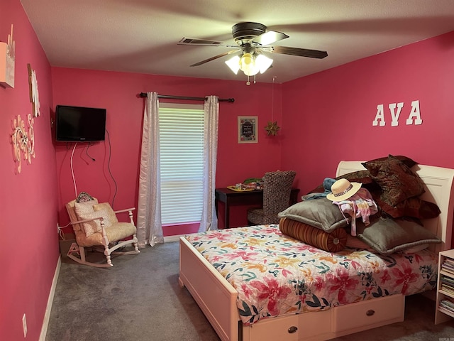284 Grant 167077, Sheridan, AR 72150 - carpeted bedroom featuring ceiling fan and baseboards