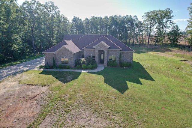 23 Whispering Dr, Alexander, AR 72002 - view of front of house featuring brick siding and driveway