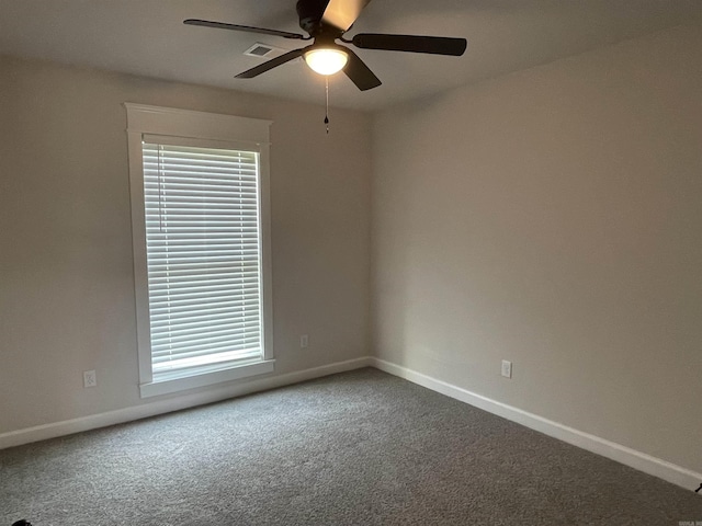 10683 W Miller Sardis, Bauxite, AR 72011 - carpeted spare room featuring a ceiling fan and baseboards
