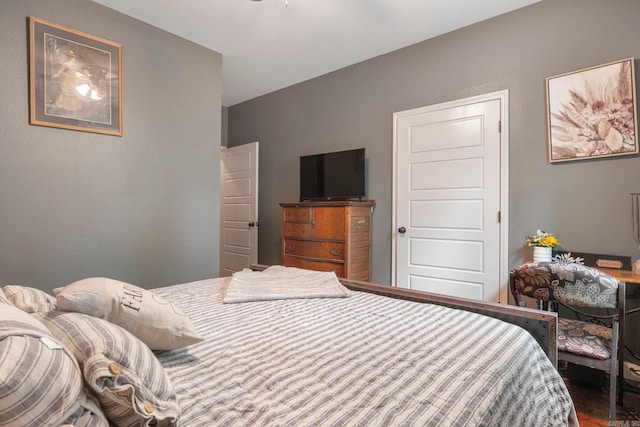10820 W Sardis Rd, Bauxite, AR 72011 - bedroom with wood finished floors
