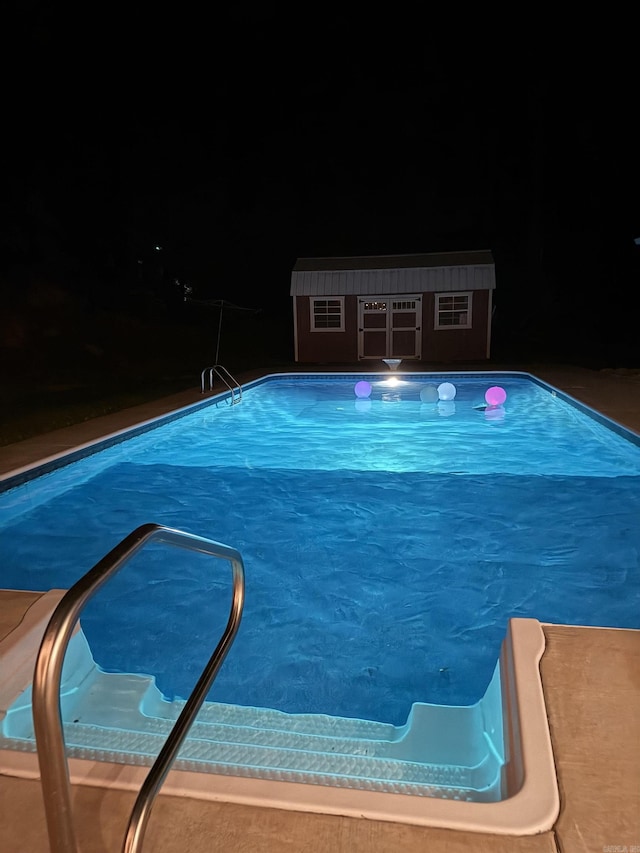10820 W Sardis Rd, Bauxite, AR 72011 - outdoor pool featuring an outdoor structure