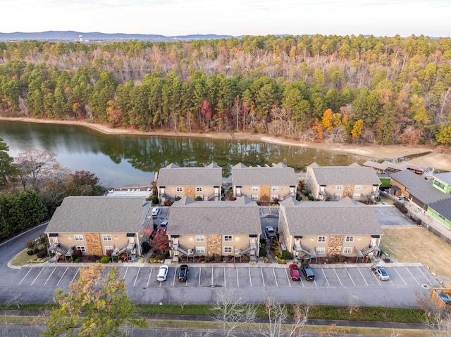 640 Ariridge Rd Unit D6, Hot Springs, AR 71913 - aerial view of a heavily wooded area and a nearby body of water