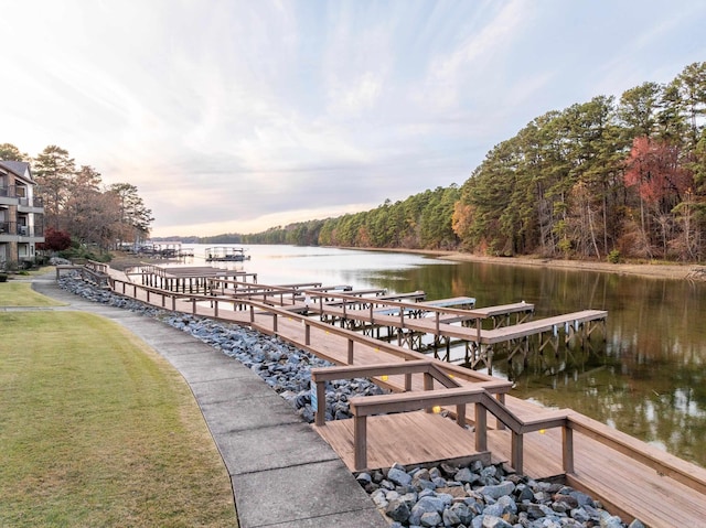 640 Ariridge Rd Unit D6, Hot Springs, AR 71913 - dock featuring a water view and a view of trees