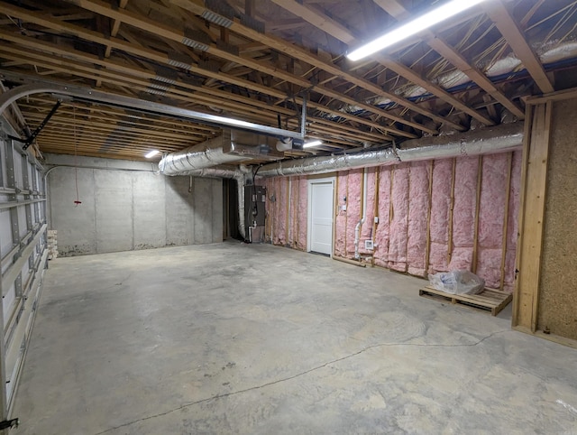 80 Stone Cir, Greers Ferry, AR 72067 - unfinished below grade area featuring heating unit