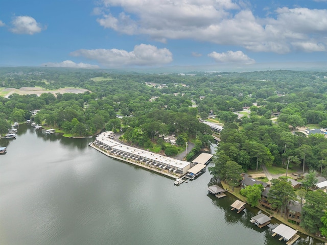 100 Discovery Bay Ln Unit 6, Hot Springs, AR 71913 - drone / aerial view of a nearby body of water and a heavily wooded area