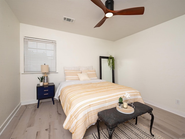 15 Brandywine Ln, Little Rock, AR 72227 - bedroom featuring light wood finished floors, baseboards, and ceiling fan