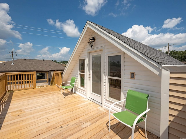 15 Brandywine Ln, Little Rock, AR 72227 - view of wooden deck