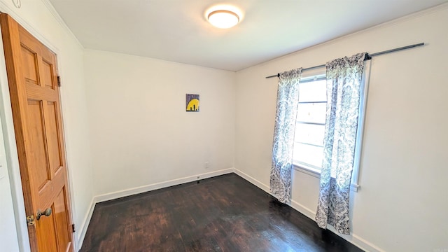 401 W S St, Benton, AR 72015 - unfurnished room with dark wood-style floors and baseboards